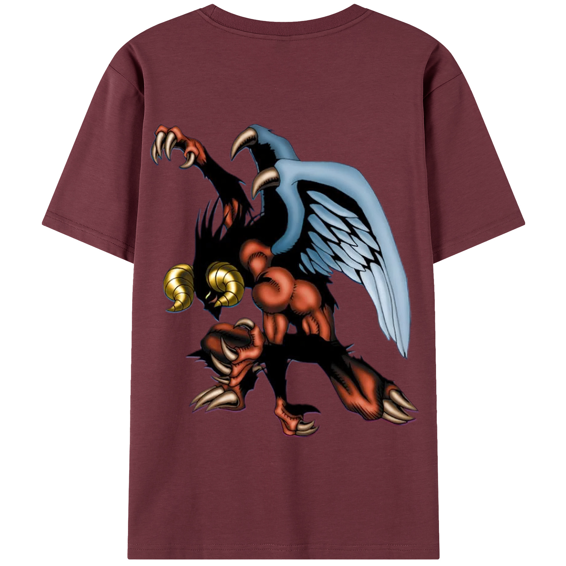 （画像用） 遊☆戯☆王 Yu-Gi-Oh! 綿100％半袖Tシャツ（背面プリント）